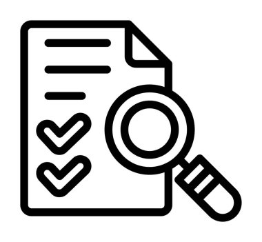 Kontrol listesi simgesi, vektör illüstrasyon tasarımı