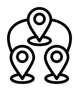 konum haritası simgesi, özet biçimi