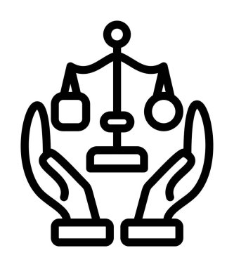 İnsan Hakları ikonu vektör illüstrasyon tasarımı