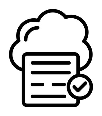 bulut indirme simgesi, özet biçimi