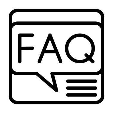 Faq simgesi, özet biçimi