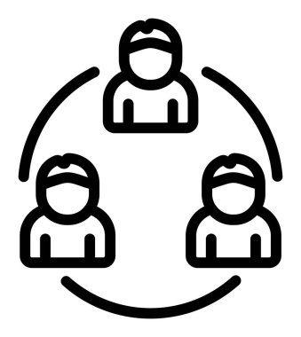 insanlar grup simgesi, özet biçimi