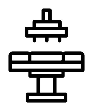 bir ağacın çizgi vektör simgesi