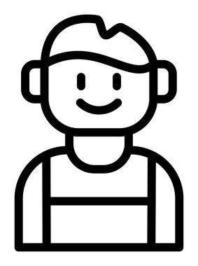 man simgesi, vektör illüstrasyonu