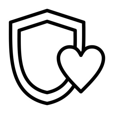 Kalp simgesi, anahat stili