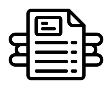 Kağıt ikonlu belge. beyaz arkaplanda izole edilmiş web tasarımı için kağıt simgesine sahip özet kağıt belgesi