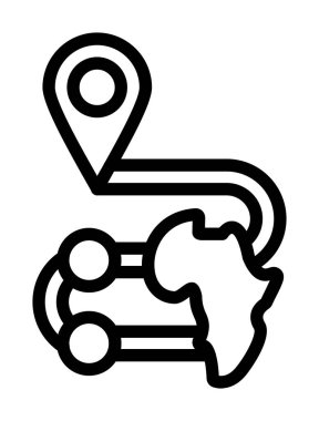 konum haritası simgesi, özet biçimi