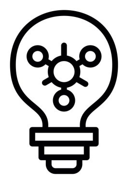 Ampul simgesi, anahat stili