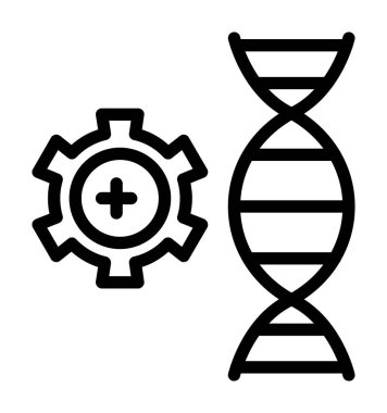 Kolayca değiştirebilen veya düzenleyebilen genetik mühendislik simgesi