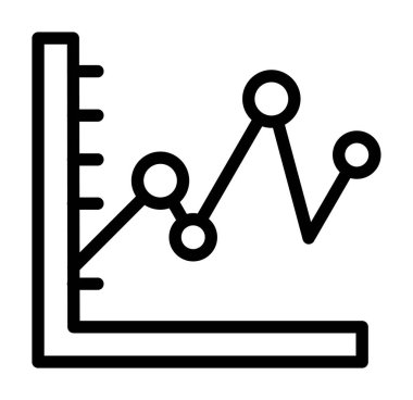 grafik ikonu vektör illüstrasyonu
