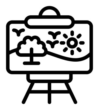 iklim değişikliği simgesi