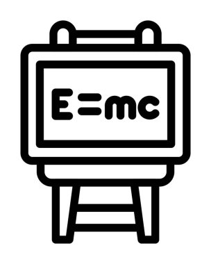 bir bilim simgesinin satır tasarımı