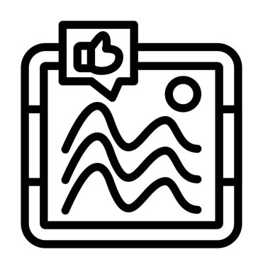 plaj haritası simgesi, özet biçimi