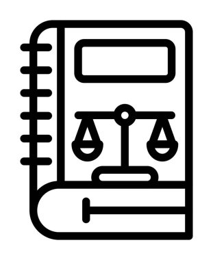 kitap simgesi vektör illüstrasyonu