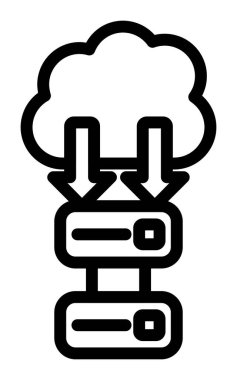 yemek pişirme ikonu, taslak biçimi