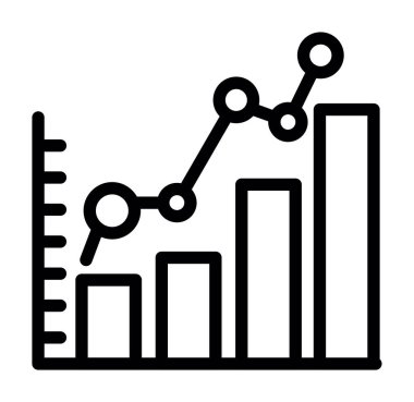 grafik vektörü ince çizgi simgesi