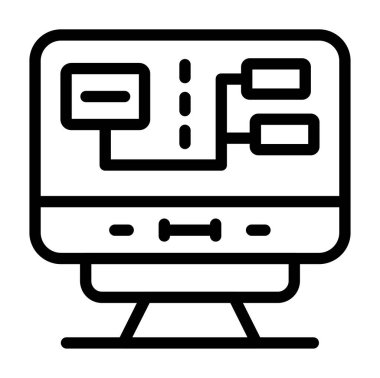 Bilgisayar monitörü simgesi, özet biçimi