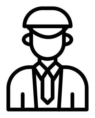 işçi avatar simgesi, özet biçimi