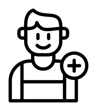 Adam simgesi, anahat stili