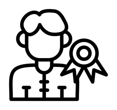 Sertifika ikonu vektör illüstrasyonu