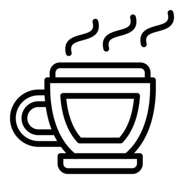 Kahve kupası simgesi, taslak biçimi