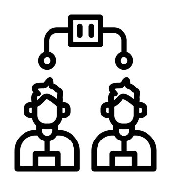 ağ web simgesi, vektör çizim