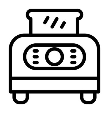 Elektrikli ısıtıcı vektör simgesi