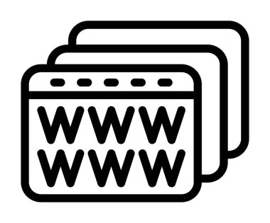 tarayıcı ağ sunucu simgesi