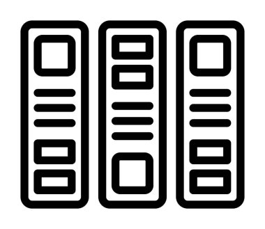 sunucu simgesi çizimi