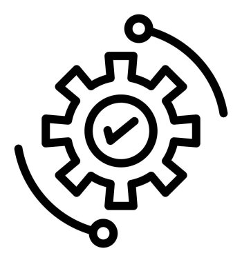 zaman simgesini ana hatlar biçiminde ayarla