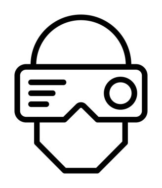 Sanal gözlük simgesi, taslak biçimi