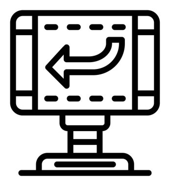 Ağ web simge vektör çizim