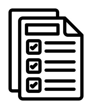 Pano simgesi. Web için basit pano vektör simgesi çizimi