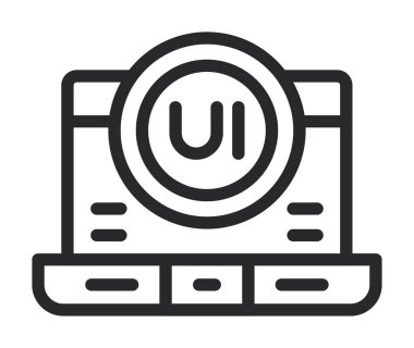 ağ sunucu simgesi. Beyaz arkaplanda izole edilmiş web tasarımı için sunucu vektör simgesini barındıran ana hat