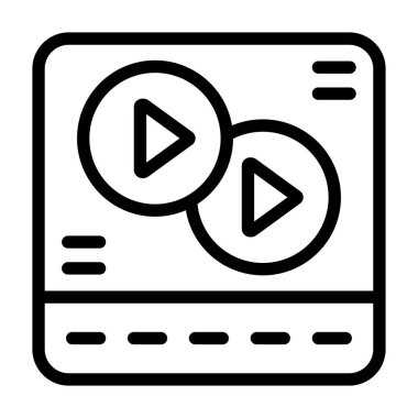 Video oynatma simgesi, özet biçimi