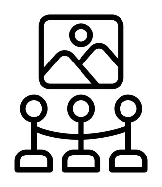 iş takımı toplantı simgesi, özet biçimi