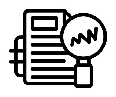 Analiz grafik taslak vektörü. Grafik çizimi. veri analizleri