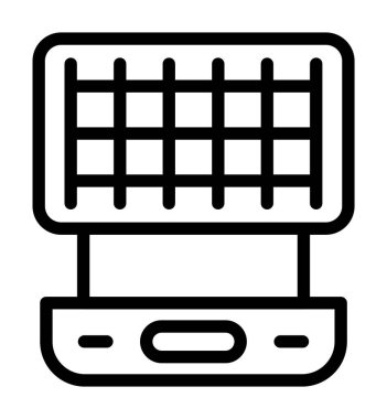 fırın simgesi, taslak biçimi