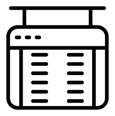 Mutfak gereçleri ikonu. Beyaz üzerinde izole edilmiş web tasarımı için mutfak gereçleri vektör simgeleri