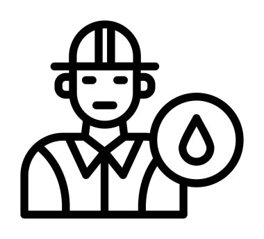 Bırakma simgesine sahip mühendis