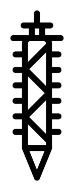 güç simgesi vektör illüstrasyonu