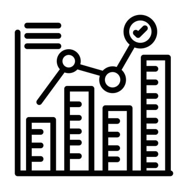 grafik ikonu vektör illüstrasyonu