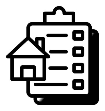 belge ve takvim simgesi, vektör illüstrasyonu