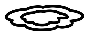 Bulut simgesi. web tasarımı için ana bulut vektör simgesi