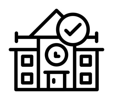 Saat simgesi vektörü beyaz arkaplanda izole edildi, alarm şeffaf işareti, zaman ve semboller ana hatlar biçiminde tasarım ögeleri