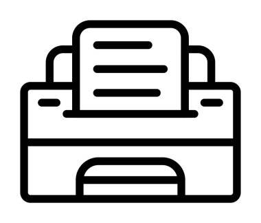 klasör satırı simgesi, vektör çizim