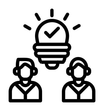 Yaratıcı fikir ampul ikonu. Beyaz arkaplanda izole edilmiş web tasarımı için ana fikir ampul vektör simgesi