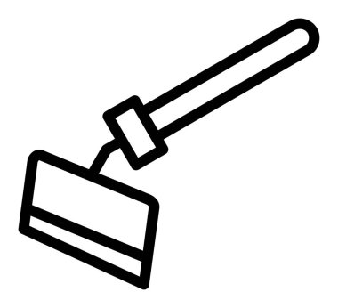 Çekiç simgesi, satır biçimi