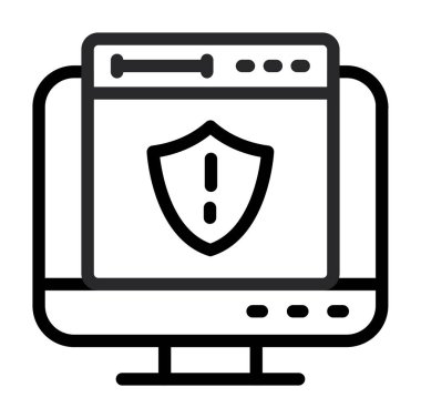 İş ve vektör illüstrasyonu için web simgesi