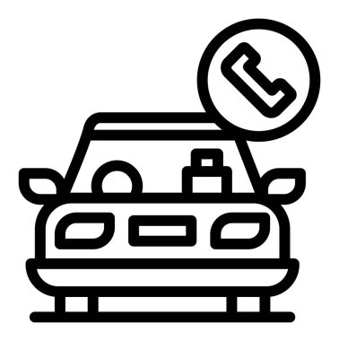 Araba servisi simgesi, özet biçimi